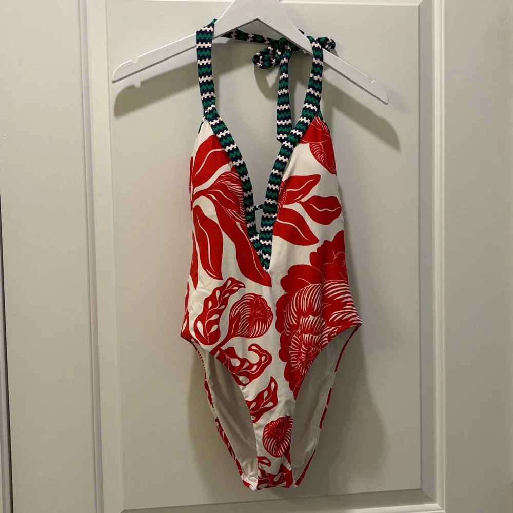 Celandine x Grace Gillespie Marcela Plunge One-Piece NWT M Anthro - Picture 10 of 14
